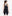 Huez Bia Bib Shorts Black Women's Back Image